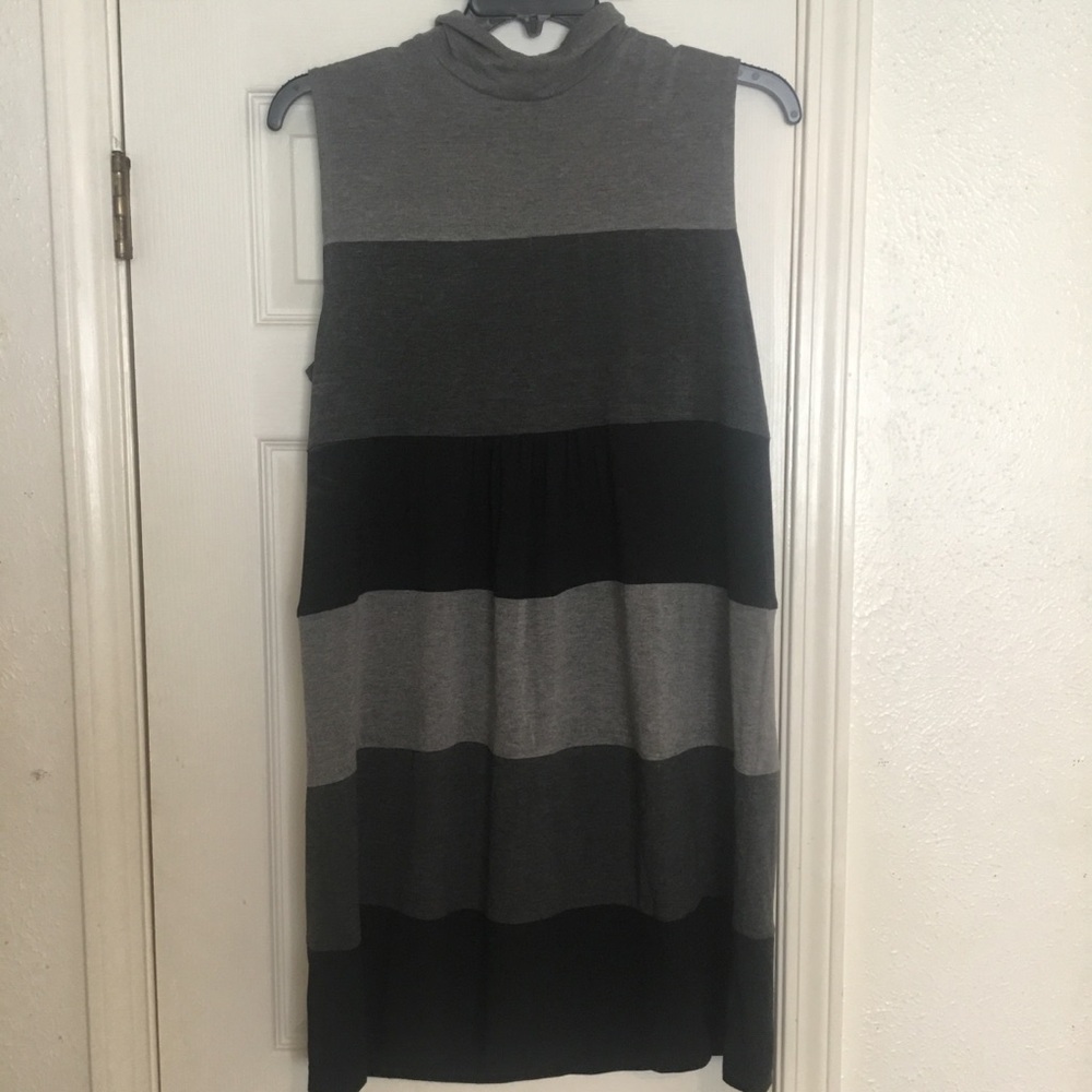 Isaac Mizrahi For Target Charcoal & Black Dress